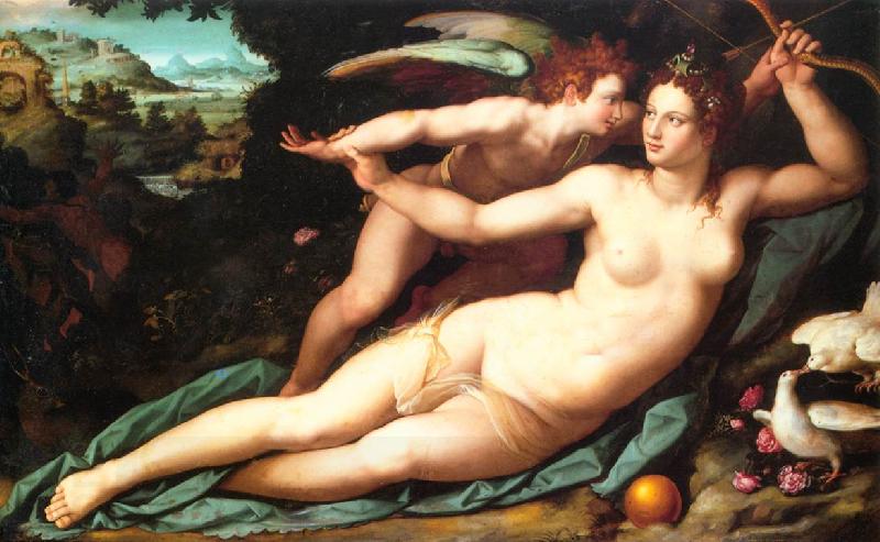 ALLORI Alessandro Venus and Cupid China oil painting art